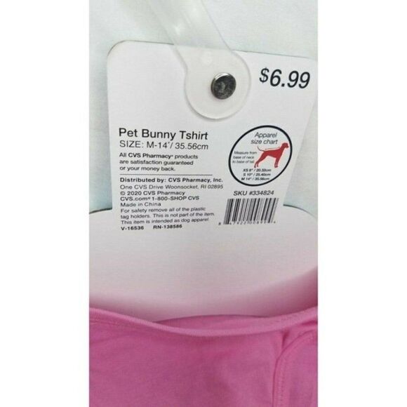 X-Small Cottondale Dog T-Shirt Easter You Crack Me Up Pink Girls - Picture 7 of 7